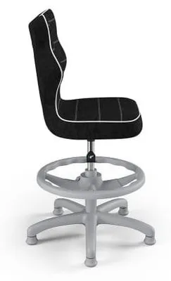 Obrázek produktu pro Dětská rostoucí židle, ergonomická židle k psacímu stolu, vhodná pro výšku 119-142 cm, barva šedá (PETIT GRAU VISTO 01), s podnožkou