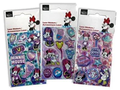 Produktbild von Disney Minnie Smiles Hologramm Aufkleber Set