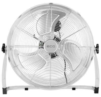 Obrázek produktu pro ECG FF 45 Ventus, Domácí vrtulový ventilátor, Nerezová ocel, Podlaha, Kov, 45 cm, 90°