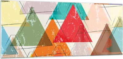 Produktbild von Bilder auf glas - Abstraktion modern - 100x40cm - Glasbilder - Wandbilder - Kunstdruck - zum Aufhängen bereit - Wanddekoration aus Glas - Glas Bilder - Wandbild auf Glas - Einteilig - GAB100x40-3685