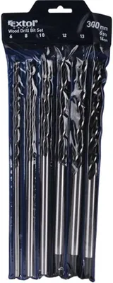 Obrázek produktu pro Vrtáky do dřeva Extol Craft, sada 6 kusů, 1156