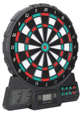 Produktbild von Elektronisches Dartboard - digital - 31 x 31 cm - 18 Spiele - für 8 Spieler