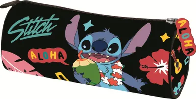 Obrázok produktu pre Piórnik tuba Stitch Black Aloha