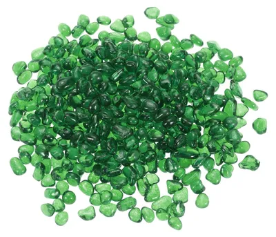 Immagine prodotto di Elzusha - Perline di vetro per camini, 500g, 6-9mm, verde