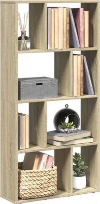 Image de 2025 cloris Bibliothèque Chêne Sonoma 60x20x120 cm Bois composite - Bibliothèques Sale2428135 1parcel