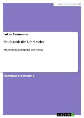 Produktbild von Stochastik für Lehrämtler