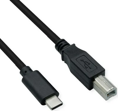 Immagine prodotto di ROLINE Cavo USB 2.0 tipo C, C - B, ST/ST, nero, 1,8 m