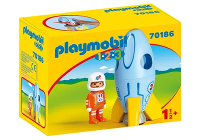 Produktbild von PLAYMOBIL Astronaut mit Rakete, 70186