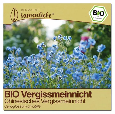 Produktbild von Samenliebe  Vergissmeinnicht Samen | Chinesisches Vergissmeinnicht - samenfestes  Saatgut