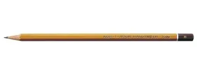 Grafitová ceruzka, H, šesťhranná, KOH-I-NOOR "1500"
