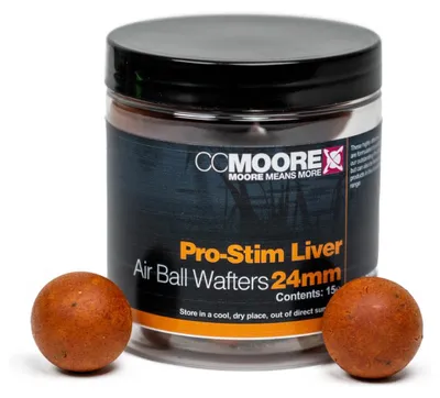 Produktbild von CC Moore Pro-Stim Liver Air Ball Wafters 24mm - 112g Boilies