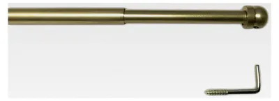 Produktbild von Ausziehbare Gardinenstange aus Messing, matt, 80-150 cm
