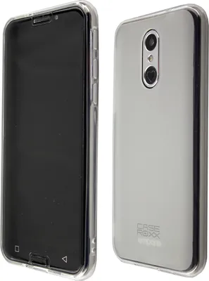Produktbild von caseroxx Schutz-Hülle TPU-Hülle kompatibel mit Emporia Smart 3, Gummi Handy Tasche weiß-transparent