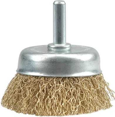 Image de Brosse avant avec tige de 75 mm, fil ondulé
