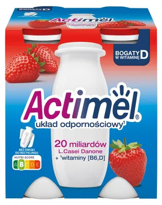 Obrázok produktu pre Actimel Jahoda 4x100 g