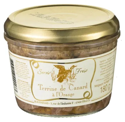 Immagine prodotto di Terrina di anatra all'arancia 180 g
