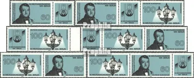 Produktbild von Briefmarken BRD (BR.Deutschland) 1991 Mi WZd9-WZd14 (kompl.Ausg.) postfrisch Weltgaskongreß