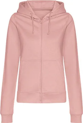 Produktbild von Just Hoods JH050F | WomenŽs College Zoodie XS bis 2XL - Farbe: Dusty Pink - Größe: XL