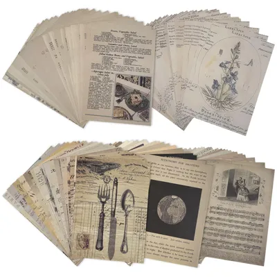 Image de Carnet à scrapbooking - 150 feuilles en 5 styles - Papier créatif pour projets artistiques - 14x20 cm