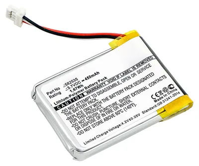 Immagine prodotto di subtel 1x Batteria per Navigatore GPS Compatibile con Mitac Mio Mivue 388, Mio 1ICP6/26/36 – (450mAh, 3.7V)