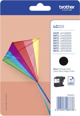Zdjęcie produktu dla Brother LC223BK Original Tintenpatrone schwarz