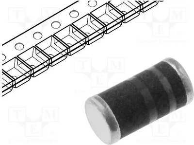 Obrázek produktu pro 5x Dioda: Usměrňovací dioda Schottky, 1A, SMD, 40V, DO213AB, BYM13-40-E3/96, Schottkyd