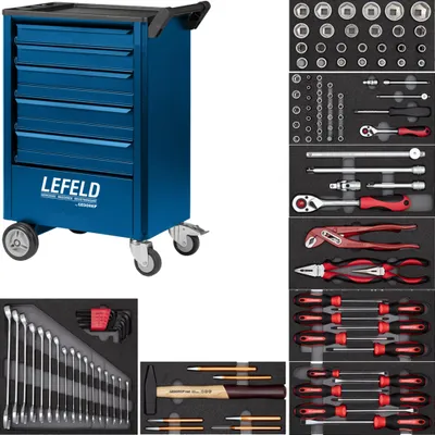 Produktbild von Gedore - Werkstattwagen Uni Pro bestückt 119-tlg.