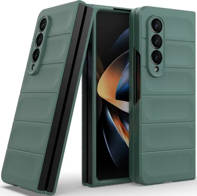 Produktbild von Handyhülle für Samsung Galaxy Z Fold 4 5G Hartes PC Matt Stossfest Anti-rutsch Hülle Grün