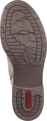 Produktbild von Rieker Damen Stiefelette Schnürboot schaftumspielende Schnürung 71218, Größe:37 EU, Farbe:Beige