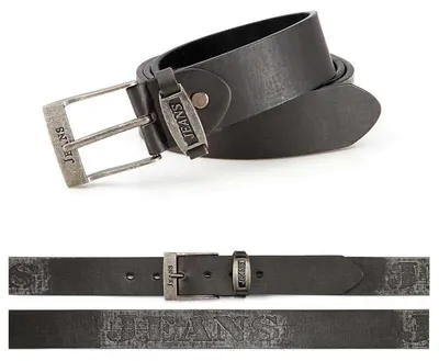 Produktbild von Herren Gürtel Braun Schwarz 4 cm Breiter Gürtel; Braun 105