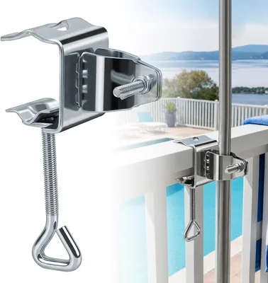Produktbild von Sonnenschirmhalter, verstellbar, Metall, für Balkon
