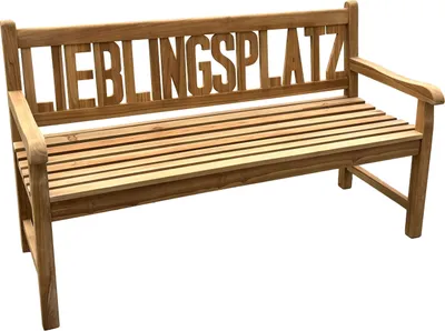Produktbild von Gartenbank Lieblingsplatz aus Teakholz 150x89x66cm