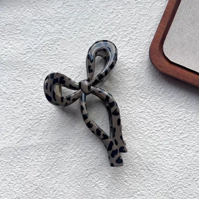 Produktbild von Haarspange XL, brauner Leopard, 11x6 cm, SP370