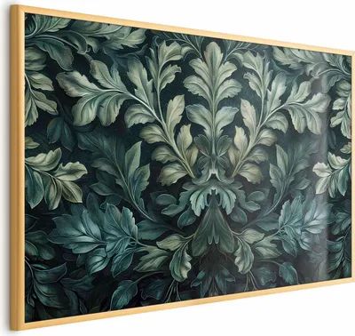 Produktbild von Posterpapier Poster - Victorian Leaves in Dark Greens 42x29.7 cm Blätter f-H-10013-ao-a