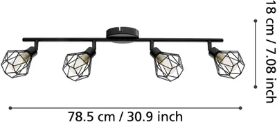 Produktbild von EGLO Zapata 1, 4 Glühbirne(n), LED, G9, 3000 K, 360 lm, IP20