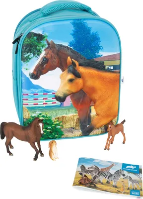 Produktbild von Animal Planet 3D Rucksack-Spielset Pferd