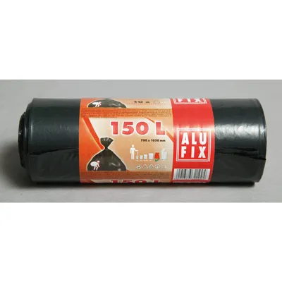 Immagine prodotto di AluFix, sacchi per rifiuti 150 litri 10 sacchi, nero