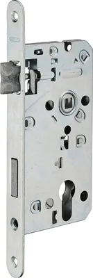 Image de Boitier de serrure à encastrer à cylindre pour porte d'entrée, axe 50mm - THIRARD