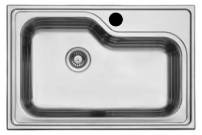 Immagine prodotto di Lavello da cucina monovasca 78x51 DXT780 Samet