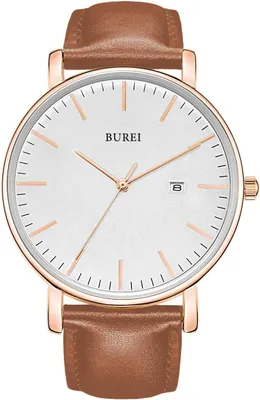 Produktbild von Elegante nordische Herrenuhr Klassisches Design Komfortables Mesh-Armband Datumsanzeige Quarzwerk Wasserdicht 30m Geschenkbereit