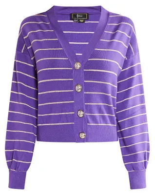 Produktbild von NAEMI Damen Strickjacke 11025361-NA01, Lila, XL/XXL