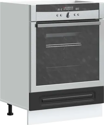 Produktbild von Möbel Herdumbauschrank Kalmar Schwarz Holzwerkstoff - Küchenschränke &20975