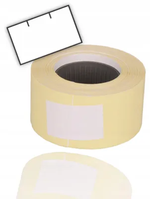Produktbild von MONTIP Preisetikettenband zweizeilig weiß 700 Etiketten Rolle