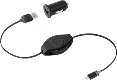 Immagine prodotto di Cavo retrattile da USB a micro USB con adattatore di rete