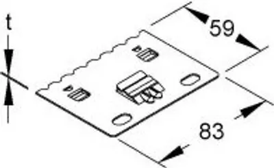 Produktbild von Adapter-Trennsteg RTPH 50