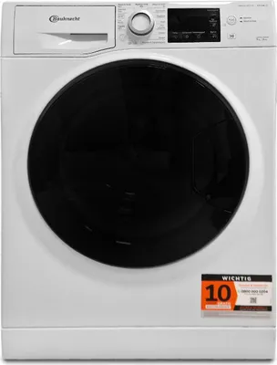 Produktbild von Bauknecht WATK Sense 97S 52 N, Frontlader, Freistehend, Weiß, Links, White, Schwarz, Transparent