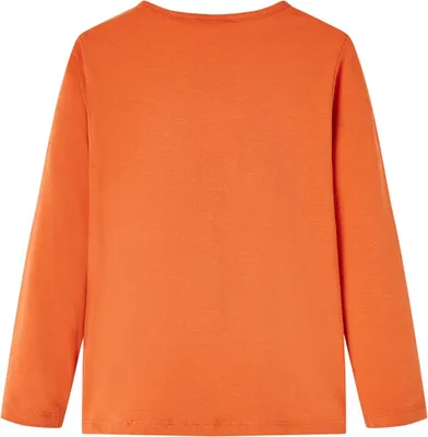 Produktbild von vidaXL Kinder-Langarmshirt Dunkelorange 92