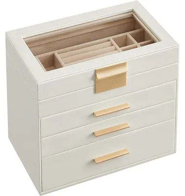 Immagine prodotto di Portagioie Elegance a 4 Livelli Bianco e Oro
