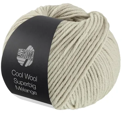 Produktbild von Lana Grossa - Cool Wool Superbig Melange 0231 hellgrau meliert