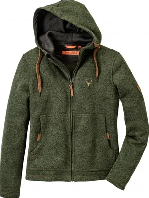 Produktbild von OS Trachten Adisur Strickfleece Jacke Damen (Trachtengrün) Größe 42